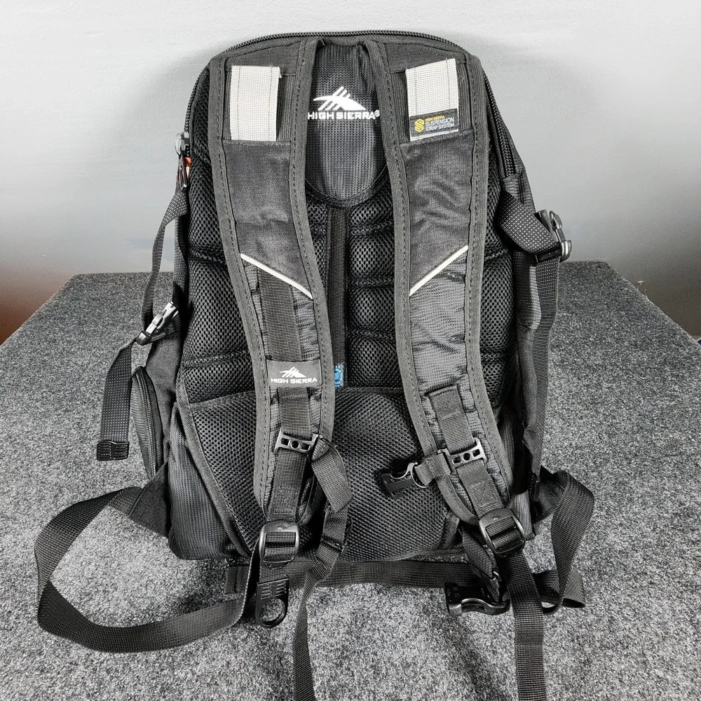 High Sierra XBT‎ Daypack TSA Backpack, Black Inner Compartments Removed